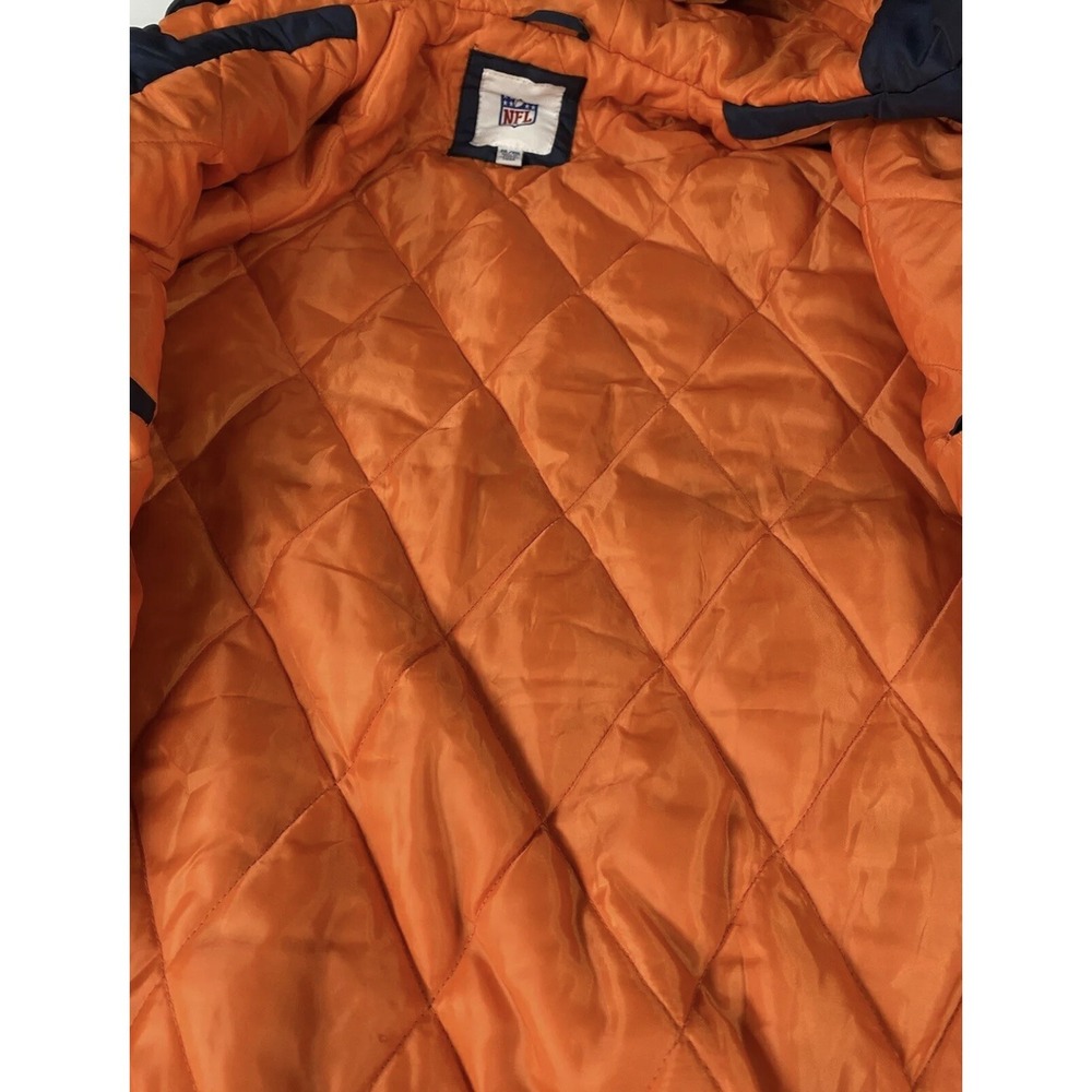 NFL DENVER BRONCOS JACKET, Hooded, Sz XXL Blue|Orange|White - Vintage - Picture 12 of 12